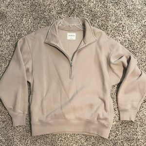 Abercrombie quarter zip sweatshirt